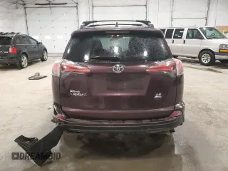 2017 Toyota RAV4 LE with VIN 2T3BFREVXHW638604, listed as a Copart auction lot 51671795 with 90,447 mi miles and Salvage Title. Bid and sale history available at carsss.com. Image 6.
