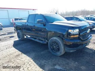 2019 Chevrolet Silverado 1500 LD Custom with VIN 2GCVKMEC0K1194126, listed as a IAAI auction lot 41743482 with 71,136 mi miles. Bid and sale history available at carsss.com. Image 1.