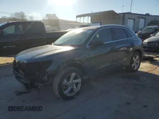 2019 Audi Q3 Premium Plus with VIN WA1BECF31K1082079, listed as a Copart auction lot 80777073 with 51,655 mi miles and Salvage Title. Bid and sale history available at carsss.com. Image 1.