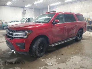 2022 Ford Expedition Max XLT with VIN 1FMJK1JT0NEA46740, listed as a Copart auction lot 89321145 with 36,358 mi miles and Salvage Title. Bid and sale history available at DreamBid. Image 1.