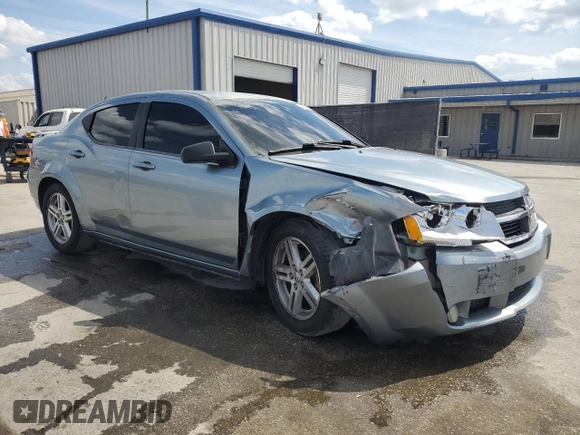 2009 Dodge Avenger SXT with VIN 1B3LC56B99N535484, listed as a Copart auction lot 49381645 with 186,049 mi miles and Salvage Title. Bid and sale history available at DreamBid. Image 4.