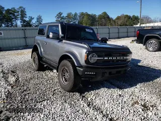 2023 Ford Bronco with VIN 1FMDE5AP3PLB69560, listed as a Copart auction lot 87942835 with 14,412 mi miles and Salvage Title. Bid and sale history available at carsss.com. Image 14.