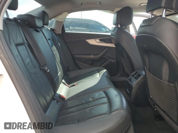 2017 Audi A4 Premium with VIN WAUGNAF44HN005777, listed as a Copart auction lot 63493814 with 0 mi miles and Clean Title. Bid and sale history available at carsss.com. Image 10.