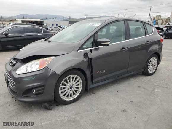 2015 Ford C-Max Energi SEL with VIN 1FADP5CUXFL121897, listed as a Copart auction lot 53493675 with 73,448 mi miles and Salvage Title. Bid and sale history available at carsss.com. Image 1.