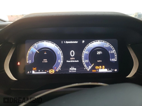 2024 Jeep Grand Cherokee Altitude X with VIN 1C4RJKAG3R8562419, listed as a Copart auction lot 83602564 with 5,419 mi miles and Salvage title. Bid and sale history available at DreamBid. Image 9.