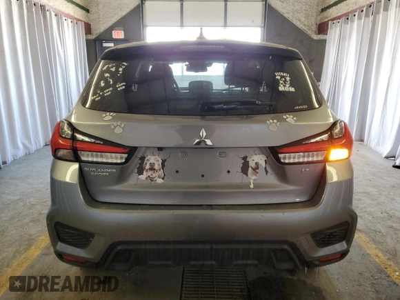 2020 Mitsubishi Outlander Sport ES 2.0 with VIN JA4AR3AUXLU016999, listed as a Copart auction lot 45586895 with 66,879 mi miles and Clean Title. Bid and sale history available at carsss.com. Image 6.