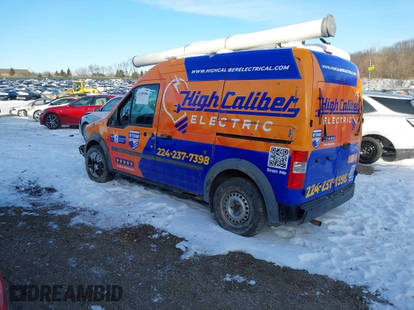 2013 Ford Transit Connect XL with VIN NM0LS6AN2DT155820, listed as a IAAI auction lot 41585486 with 217,405 mi miles and . Bid and sale history available at DreamBid. Image 3.