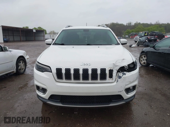 2019 Jeep Cherokee Limited with VIN 1C4PJMDN9KD173231, listed as a IAAI auction lot 41834562 with 133,777 mi miles. Bid and sale history available at carsss.com. Image 12.
