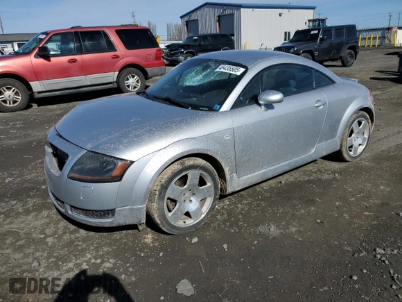 2001 Audi TT z VIN TRUWT28N411030021, wystawiony jako Copart lot #48435505 z przebiegiem 136 441 mil mil oraz Szkoda całkowita • Salvage title. Historia ofert i sprzedaży dostępna na DreamBid. Obrazek 1.