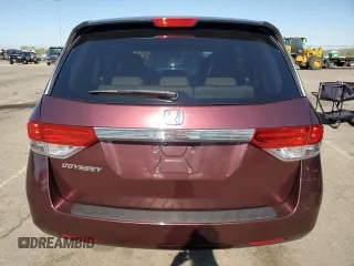 2015 Honda Odyssey EX with VIN 5FNRL5H49FB038016, listed as a Copart auction lot 54004185 with 132,919 mi miles and Salvage Title. Bid and sale history available at DreamBid. Image 6.