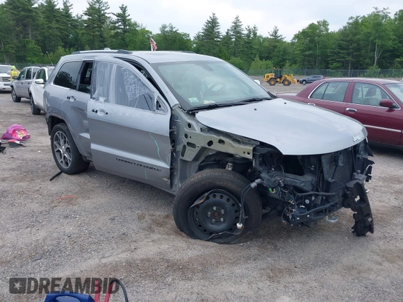 2019 Jeep Grand Cherokee High Altitude with VIN 1C4RJFCG1KC570199, listed as a IAAI auction lot 42464644 with 94,126 mi miles and . Bid and sale history available at DreamBid. Image 1.