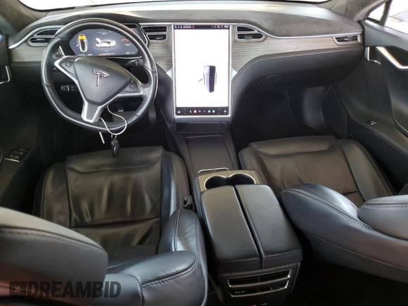 2016 Tesla Model S 90D with VIN 5YJSA1E24GF178298, listed as a Copart auction lot 52799545 with 112,391 mi miles and Salvage Title. Bid and sale history available at DreamBid. Image 8.