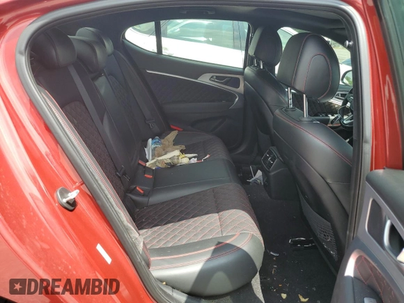 2019 Genesis G70 3.3T Advanced with VIN KMTG34LE3KU021961, listed as a Copart auction lot 65022834 with 45,498 mi miles and Salvage Title. Bid and sale history available at carsss.com. Image 10.