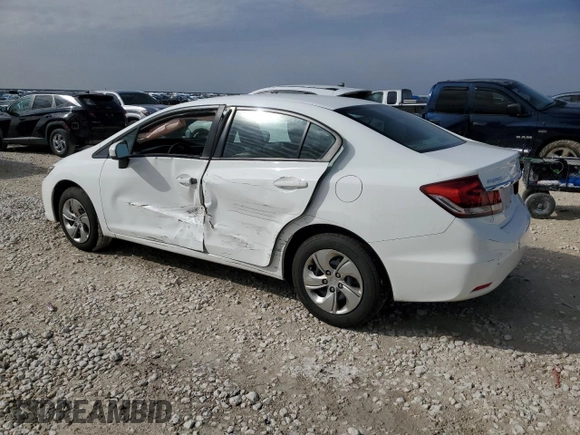 2014 Honda Civic Sedan LX with VIN 19XFB2F51EE274373, listed as a Copart auction lot 45247455 with 84,443 mi miles and Salvage Title. Bid and sale history available at carsss.com. Image 2.