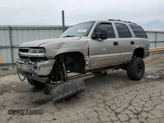 2000 Chevrolet Tahoe LS with VIN 1GNEK13T7YJ148901, listed as a Copart auction lot 51840995 with 195,543 mi miles and Salvage title. Bid and sale history available at DreamBid. Image 1.
