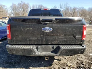 2018 Ford F-150 XL with VIN 1FTEW1EP2JFA60621, listed as a Copart auction lot 45009925 with 125,731 mi miles and Salvage title. Bid and sale history available at DreamBid. Image 6.