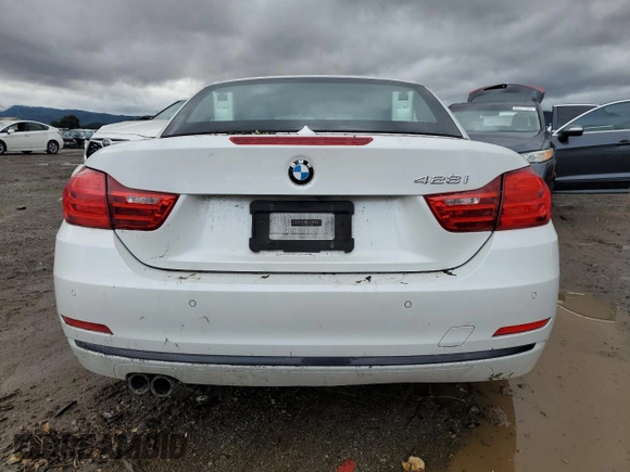 2014 BMW 4 Series 428i with VIN WBA3V7C59EJ872481, listed as a Copart auction lot 82449884 with 82,303 mi miles and Salvage title. Bid and sale history available at DreamBid. Image 6.