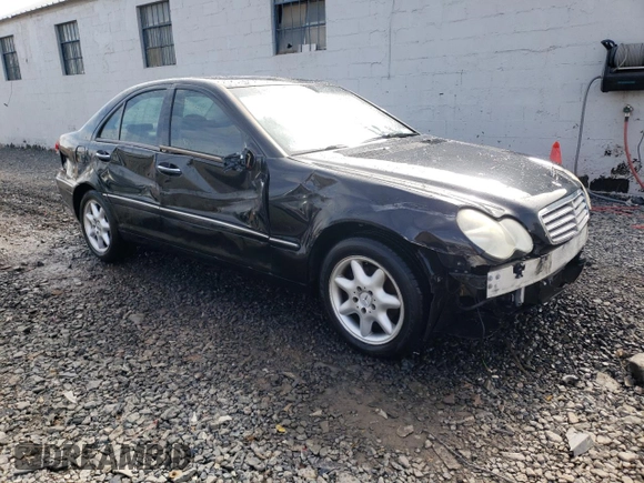 2002 Mercedes-Benz C 230/260/280/320 with VIN WDBRF61J12F138872, listed as a Copart auction lot 47005815 with 232,352 mi miles and Salvage Title. Bid and sale history available at DreamBid. Image 4.