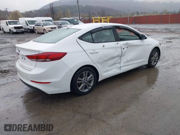 2018 Hyundai Elantra SEL with VIN 5NPD84LF2JH386412, listed as a IAAI auction lot 41996265 with 99,533 mi miles and . Bid and sale history available at DreamBid. Image 4.