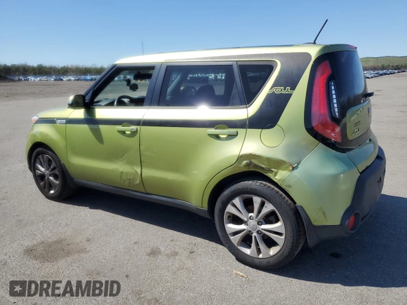 2014 Kia Soul + with VIN KNDJP3A57E7038657, listed as a Copart auction lot 54668935 with 143,619 mi miles and Salvage Title. Bid and sale history available at DreamBid. Image 2.