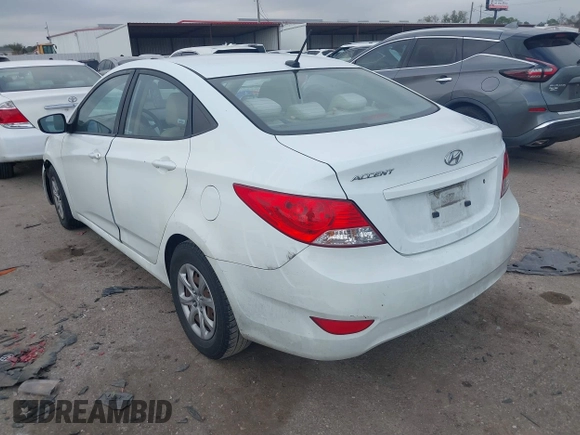 2013 Hyundai Accent GLS with VIN KMHCT4AE3DU325550, listed as a IAAI auction lot 41185651 with 128,791 mi miles and . Bid and sale history available at DreamBid. Image 3.