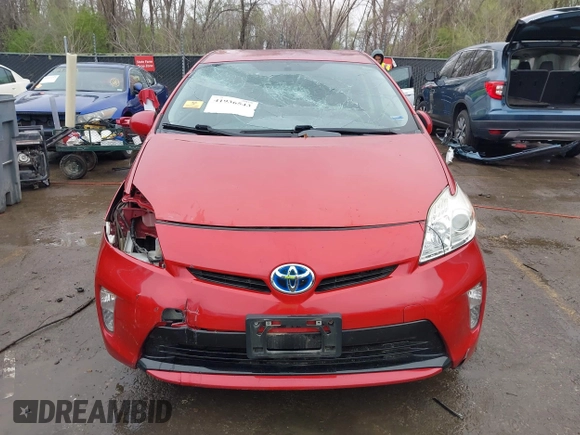 2014 Toyota Prius Four with VIN JTDKN3DU7E1832736, listed as a IAAI auction lot 41936543 with 106,755 mi miles and . Bid and sale history available at DreamBid. Image 12.