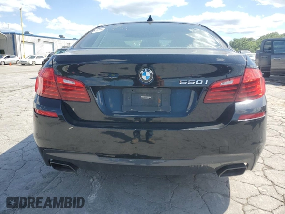 2016 BMW 5 Series 550i with VIN WBAKN9C5XGD961730, listed as a Copart auction lot 58426485 with 156,154 mi miles and Clean title. Bid and sale history available at DreamBid. Image 6.