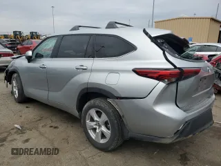 2020 Toyota Highlander L with VIN 5TDCZRAH2LS507172, listed as a Copart auction lot 51814455 with 46,827 mi miles and Salvage title. Bid and sale history available at DreamBid. Image 2.