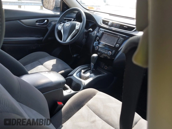 2016 Nissan Rogue SV with VIN KNMAT2MV7GP601761, listed as a IAAI auction lot 41811002 with 97,913 mi miles. Bid and sale history available at carsss.com. Image 5.