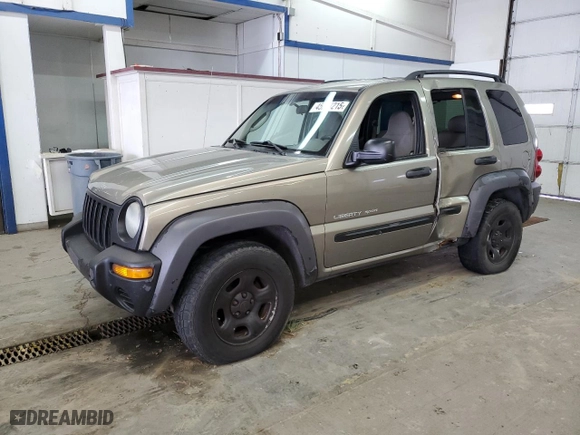 2003 Jeep Liberty Sport with VIN 1J4GL48K73W645162, listed as a Copart auction lot 45234215 with 135,959 mi miles and Salvage Title. Bid and sale history available at carsss.com. Image 1.