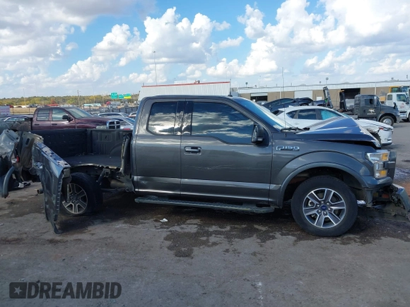 2017 Ford F-150 XL with VIN 1FTEX1CF3HKC23351, listed as a IAAI auction lot 40623873 with 135,670 mi miles. Bid and sale history available at carsss.com. Image 14.