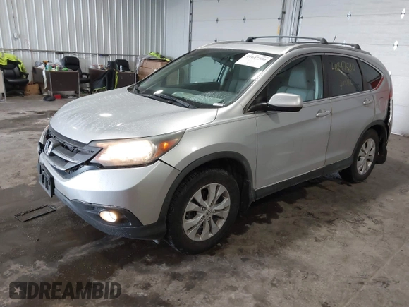 2013 Honda CR-V EX-L with VIN 2HKRM3H72DH504122, listed as a IAAI auction lot 41647580 with 217,451 mi miles and . Bid and sale history available at DreamBid. Image 2.