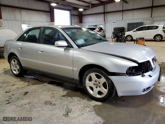 2000 Audi A4 with VIN WAUDH28D8YA123111, listed as a Copart auction lot 49785375 with 157,732 mi miles and Salvage Title. Bid and sale history available at carsss.com. Image 4.