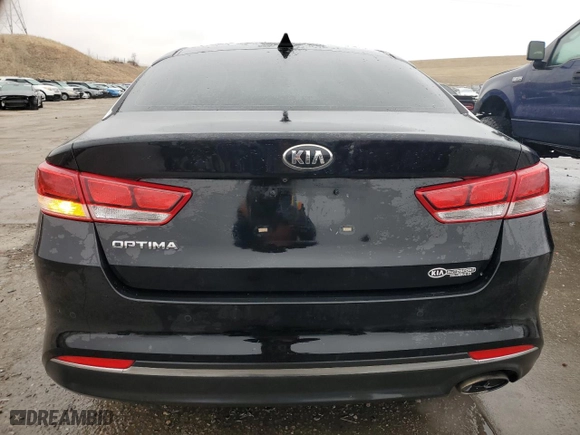 2018 Kia Optima LX with VIN 5XXGT4L32JG267529, listed as a Copart auction lot 48217955 with 128,941 mi miles and Salvage Title. Bid and sale history available at carsss.com. Image 6.