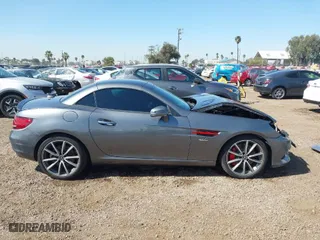 2018 Mercedes-Benz SLC with VIN WDDPK3JA2JF147863, listed as a IAAI auction lot 41697059 with 68,191 mi miles. Bid and sale history available at carsss.com. Image 14.