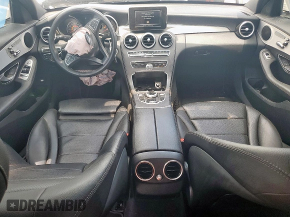 2018 Mercedes-Benz C 300 with VIN 55SWF4JB7JU269131, listed as a Copart auction lot 58017525 with 66,755 mi miles and Salvage title. Bid and sale history available at DreamBid. Image 8.