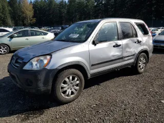 2005 Honda CR-V EX with VIN JHLRD78805C018697, listed as a Copart auction lot 52650375 with 235,625 mi miles and Salvage Title. Bid and sale history available at carsss.com. Image 1.