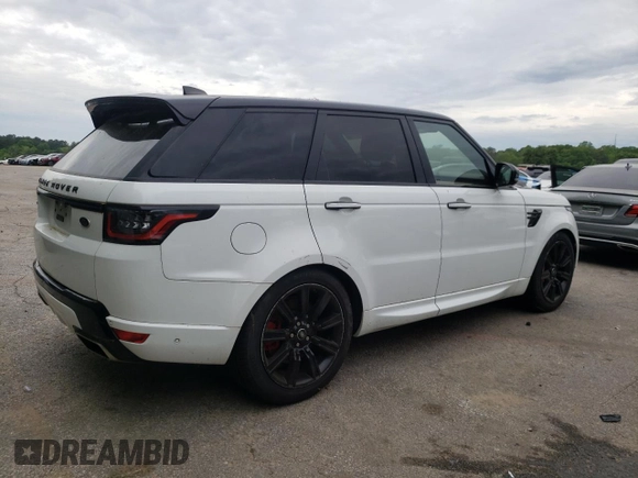 2018 Land Rover Range Rover Sport HSE Dynamic with VIN SALWV2SV7JA698255, listed as a Copart auction lot 53242775 with 85,987 mi miles and Clean Title. Bid and sale history available at carsss.com. Image 3.
