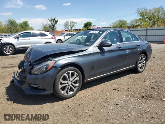 2016 Mercedes-Benz C 300 Luxury with VIN 55SWF4KB8GU116460, listed as a Copart auction lot 55850445 with 116,553 mi miles and Salvage title. Bid and sale history available at DreamBid. Image 1.