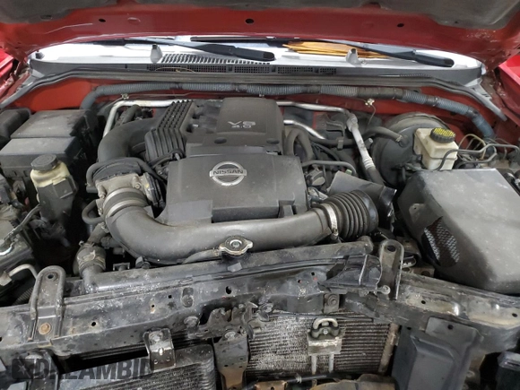 2008 Nissan Frontier SE with VIN 1N6AD07W58C434196, listed as a Copart auction lot 50884045 with 183,454 mi miles and Salvage title. Bid and sale history available at DreamBid. Image 11.