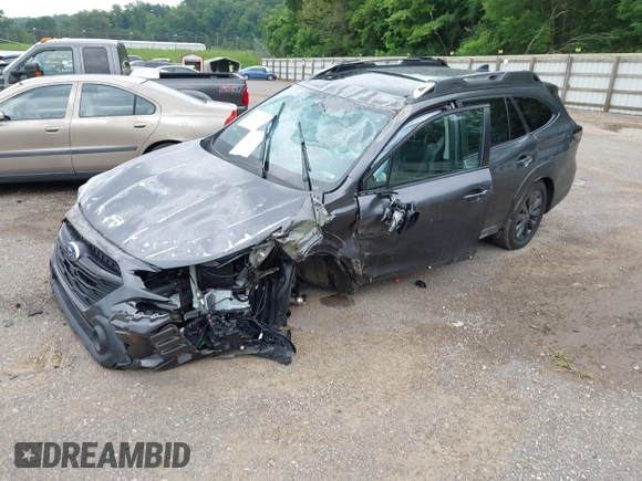 2023 Subaru Outback Onyx with VIN 4S4BTALC1P3119434, listed as a IAAI auction lot 42301903 with Not provided miles and . Bid and sale history available at DreamBid. Image 2.