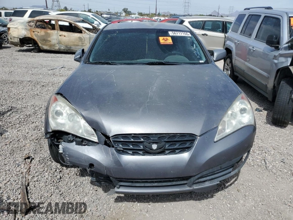 2012 Hyundai Genesis Coupe 2.0T with VIN KMHHT6KD1CU073724, listed as a Copart auction lot 56717155 with 135,332 mi miles and Salvage title. Bid and sale history available at DreamBid. Image 5.