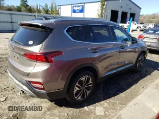 2020 Hyundai Santa Fe Limited with VIN 5NMS53AA9LH213441, listed as a Copart auction lot 72866132 with 40,302 mi miles. Bid and sale history available at carsss.com. Image 3.