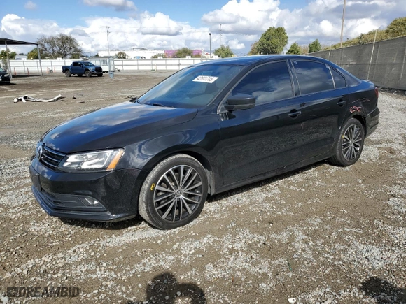 2016 Volkswagen Jetta Sedan 1.8T Sport with VIN 3VWD17AJ9GM272503, listed as a Copart auction lot 42801745 with 82,972 mi miles and Salvage Title. Bid and sale history available at carsss.com. Image 1.