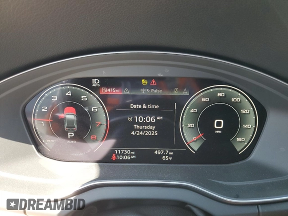 2023 Audi Q5 S line Premium Plus z VIN WA1EAAFY4P2140700, wystawiony jako Copart lot #53323525 z przebiegiem 11 730 mil mil oraz Szkody całkowita. Historia ofert i sprzedaży dostępna na DreamBid. Obrazek 9.