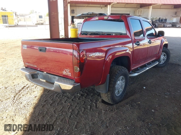 2005 GMC Canyon 1SE SLE Z71 with VIN 1GTDS136158197352, listed as a IAAI auction lot 41289671 with 152,279 mi miles. Bid and sale history available at carsss.com. Image 4.