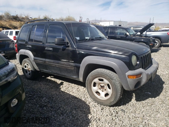 2003 Jeep Liberty Sport with VIN 1J4GK48K63W581392, listed as a Copart auction lot 75529424 with 182,982 mi miles and Salvage Title. Bid and sale history available at DreamBid. Image 4.
