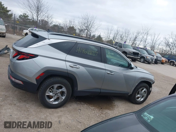 2024 Hyundai Tucson SEL with VIN 5NMJBCDE4RH316729, listed as a IAAI auction lot 41864837 with 46,281 mi miles. Bid and sale history available at carsss.com. Image 14.