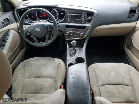 2013 Kia Optima LX with VIN 5XXGM4A76DG208801, listed as a Copart auction lot 51605935 with 188,226 mi miles and Salvage Title. Bid and sale history available at carsss.com. Image 8.