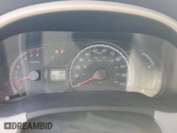 2012 Toyota Sienna LE AAS with VIN 5TDKK3DC7CS195590, listed as a Copart auction lot 57968415 with 201,732 mi miles and Salvage title. Bid and sale history available at DreamBid. Image 9.